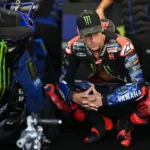 Fabio Quartararo Yamaha di garasi tim Monster Energy Yamaha MotoGP