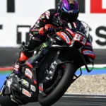 Jorge Martin mengendarai motor Aprilia Racing di MotoGP Belanda 2026