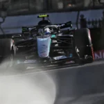 Kimi Antonelli mengendarai Mercedes pada F1 GP Monako