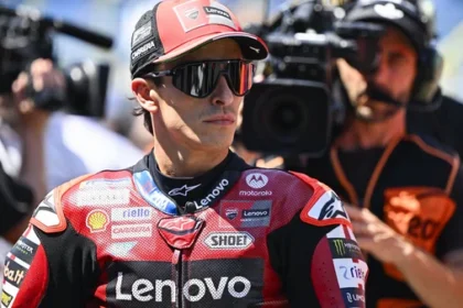 Marc Marquez di paddock Ducati pada MotoGP Belanda 2026