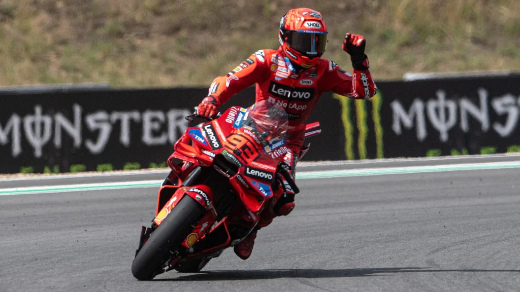Marc Marquez memimpin FP1 MotoGP Ceko 2026 di Sirkuit Brno bersama Ducati Lenovo