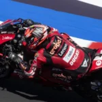 Nicolo Bulega memacu Ducati Panigale V4 R di WorldSBK Misano 2026
