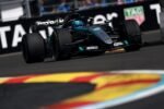 George Russell mengendarai Mercedes pada FP1 F1 GP Spanyol 2026 di Sirkuit Madring