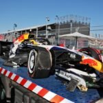 Mobil Racing Bulls Arvid Lindblad rusak setelah kecelakaan FP2 F1 GP Spanyol 2026 di Madring