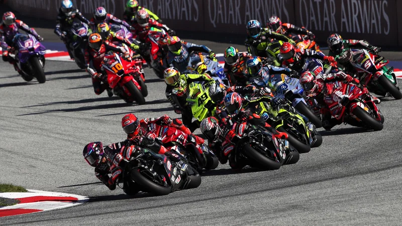 Start balapan MotoGP Austria 2026 di Red Bull Ring