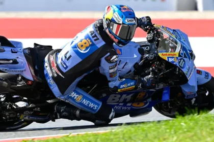Alex Marquez mengendarai motor Gresini Ducati di MotoGP Austria 2026